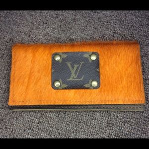 Upcycled Checkbook Holder/card holder